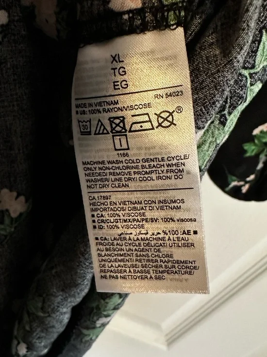 Black Floral Midi Dress - Picture 3 of 3